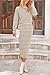PRETTYGARDEN 2 Piece Skirts Sets For Women Fall Fashion 2025 Striped Sweater Dress Knit Lounge Travel Outfits Winter Clothing (Apricot Stripe,Medium)
