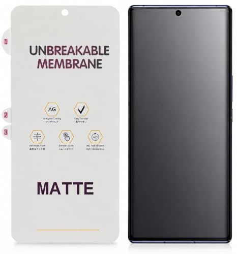 Anti Glare Matte TPU hydrogel Edge to Edge Unbreakable Membrane Screen Protector Guard Compatible For Infinix Zero 30 and Zero 40 (6.7 Inch) Easy Installation | Support Fingerprint | Edge to Edge