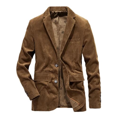 Blazer surdimensionné en velours côtelé homme pour vos sorties et weekends décontractés