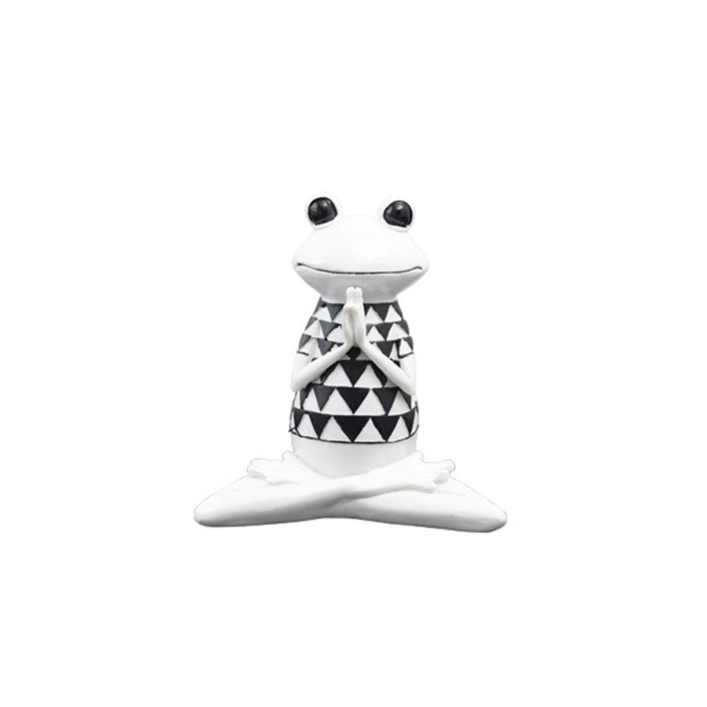 Home Decoration cute Yoga frog Ornament Resin Craft Gift for Bedroom living room