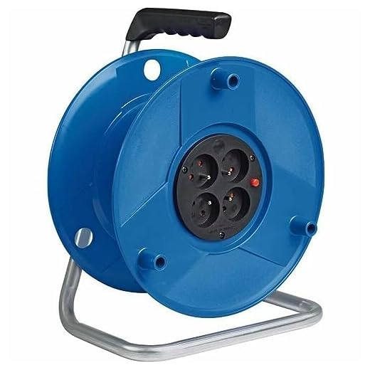 Brennenstuhl 1200011 - Alargador de cable eléctrico (estándar S, capacidad 50 m)