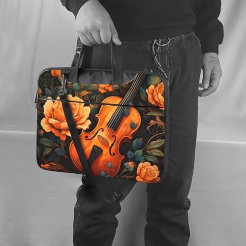 Laptop Bag para mujeres y hombres con correa y asa miniatura 6