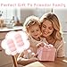 2 Pcs Taba Pig Squeeze Toys, Cute Pig Sticky Squishy Toy, Pink Handmade Sensory Pinch Toys, Soft Stress Relieving Fidget Toy Fur Ball for Adults (Pig)