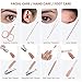 Hanaive 6 Set Manicure Set 48Pcs Nail Clippers Pedicure Kit 8 in 1 Stainless Steel Grooming Kit Professional Nail Care Tools with Luxurious Travel Case for Men Women Gift(Rose Gold)