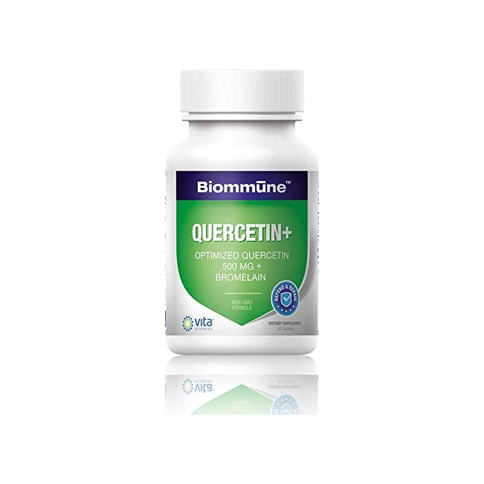 Buy BIOMMUNE QUERCETIN + Quercetin (a zinc ionophore) and Bromelain are
