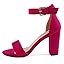 Fuchsia Suede