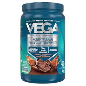 Vega Protein and Greens Chocolate (19 Servings) Plant Based Protein Powder Plus Veggies, Vegan, Non GMO, Pea Protein For Women and Men, 618g (Packaging May Vary)