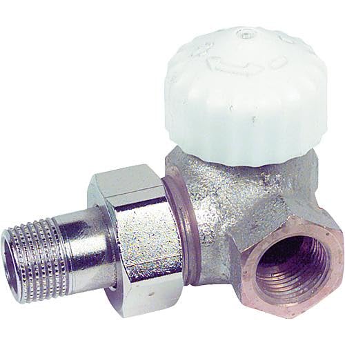 Valvola termostatica Heimeier V-esatta bronzo nichel R 3/8" forma ad angolo retto"