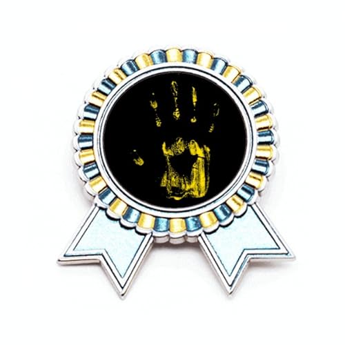 Broche Halloween horreur métal médaille de prix art déco taille M pour déguisement