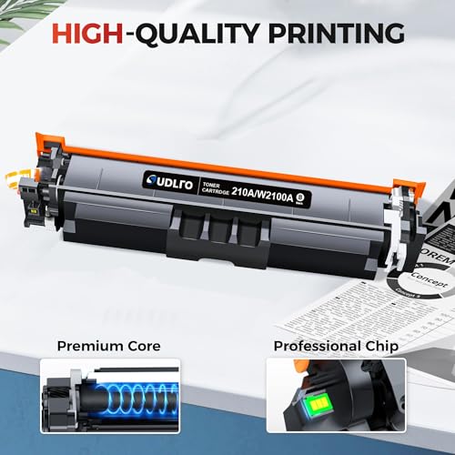 Image of 210A Toner Replacement for HP 210A Toner Cartridges 4 Pack - 210 Toner Work for Color LaserJet Pro MFP 4301Fdw Toner Cartridges 4201dn 4301fdn 4201dw Printer, for HP Ink 210A hp210a W2100A