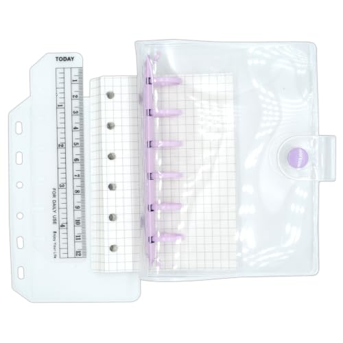 Amazon.co.jp: TSUKURIRO ミニ6穴 システム手帳 カラー リング PVC
