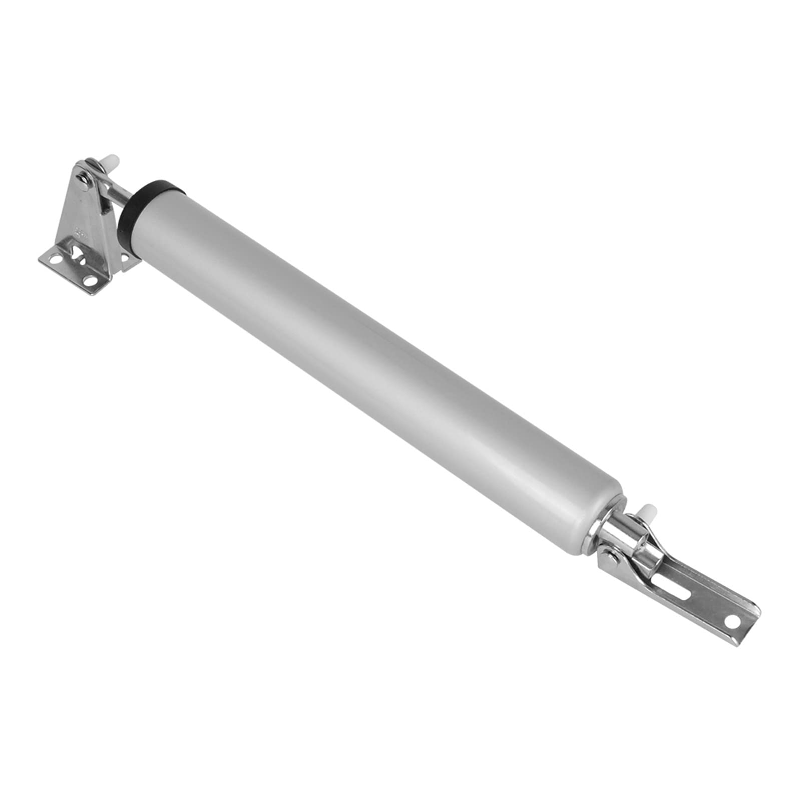 Door Closer,Automatic Door Closers, 90 Degrees Within The Positioning Stop Mute Soft Closing Device Adjustable Buffer Force Gas Spring Automatic Door Closer Door Opener(Sand Silver)