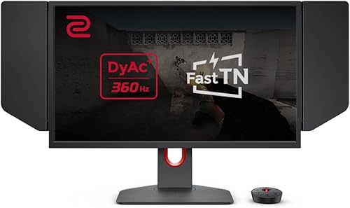BenQ Zowie XL2566K 24.5 Fast TN in 360Hz Monitor para juegos  Claridad de movimiento DyAc+  1080p  Ajuste XL para compartir  Menú rápido