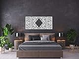  DECORAZIONE ARTISTICA DELLA PARETE IN LEGNO 3D, CLEMETINA, TRITTICO, FLOREALE, STILE FRANCESE, SHABBY CHIC