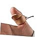 Toyvian Leather Archery Finger Guard Bowstring Finger Saver Thumb Guard for Outdoor Sports
