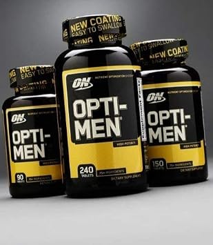 Optimum Nutrition Opti-Men و Vitamin C و Zinc و Vitamin D و E و B12 for Immune Support Mens Daily Multivitamin Supplement، 150 Count (Packaging May Vary)