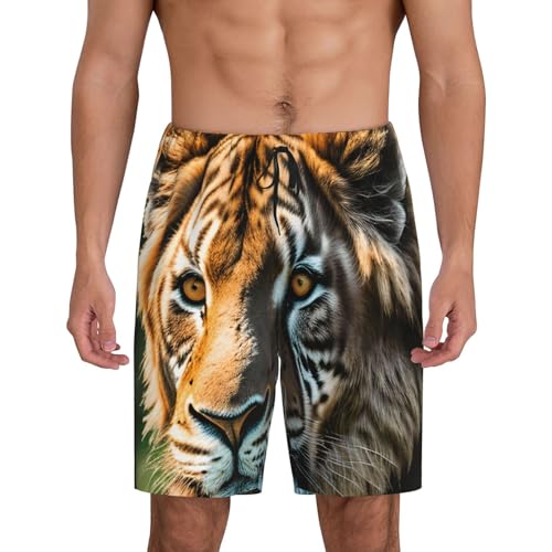 Pantalon de pyjama court homme léger contre la chaleur pour dormir au frais