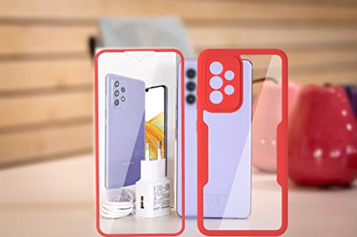 Coque transparente intégrale pour Samsung Galaxy A53 5G évite écran brisé