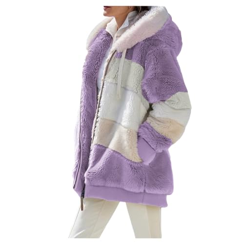 Veste en peluche pour vos sorties citadines et moments cosy