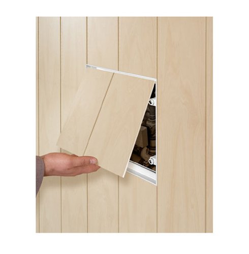 Armar Trading LTD Magnetic Access Panel 200mm x 250mm Tile Control Hatch Bath Tiled Inspection Door Bathroom Kitchen Service Point Caches Locks MPCV5