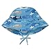 i play. Toddler Boys' Bucket Sun Protection Hat, Blue Whale League, 2T/4T