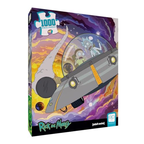 USAOPOLY リック・アンド・モーティ 「The Outside World is Our Enemy, Morty!」 1000ピース ジグソーパズル | 公式ライセンス商品 コレクター収集品 アートワーク (PZ085-797-002200-06)
