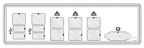 Supermicro I/O Shield For A2SDV-TLN5F Motherboard | Metal EMI Shield | 2U Rack Compatible | Replacement Part For Server Systems