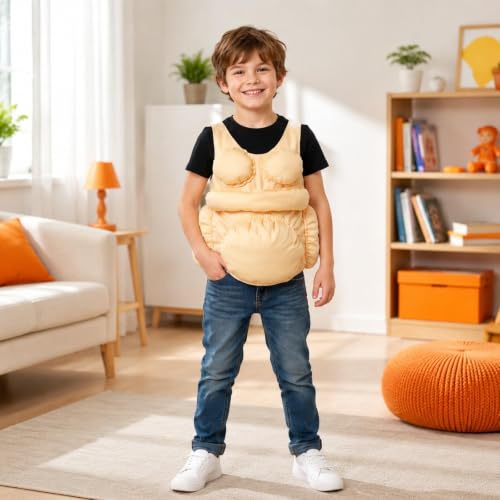Barriga para disfraces escolares complemento de relleno cómodo para fiestas 7