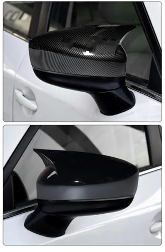Cache rétroviseur Mazda CX-5 style carbone pour vos trajets - 2