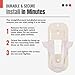 Anderic Wall Mount Bracket for Hunter 99122, 99123, RAN003, K047402 and Other Same Style Handheld Remote Control transmitters - 99122WM - White