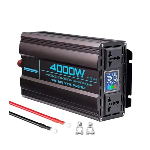 Convertisseur onde sinusoïdale pure 4000w 60v haute efficacité énergétique gris