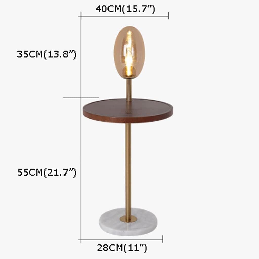 Lampa podłogowa do ładowania USB z półką - nowoczesne światło do sypialni i salonu, kreatywne bezprzewodowe ładowanie przy łóżku, funkcjonalna dekoracja domu