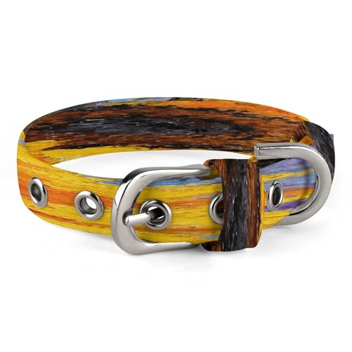Collar de perro ajustable transpirable y suave con hebilla duradera 2