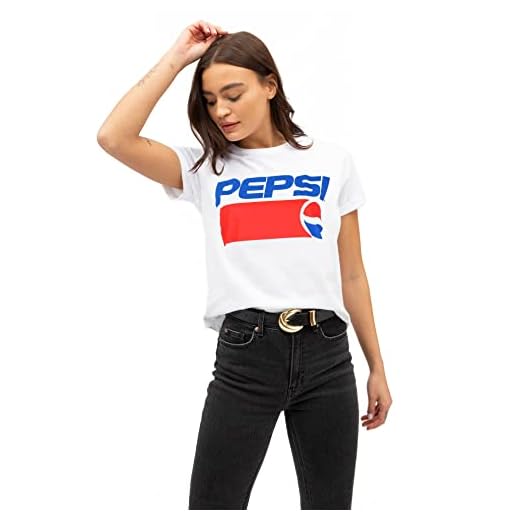 Pepsi 1991 Camiseta, Blanco (White White), 38 para Mujer