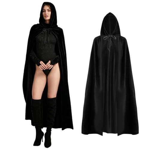 Velvet Hooded Cloak For Cosplay