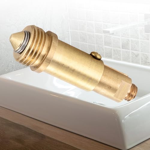 Válvulas de drenaje para fregadero con mecanismo de resorte de latón, para control fácil del agua miniatura 3