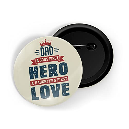 Image of dhcrafts Pin Badge Multicolor Family Glossy Finish Design Pack of 1 (58mm)