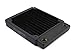XSPC TX120 Ultra Thin Radiator, 120mm x 1, Single Fan, Black