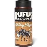 Rufus Teague Whiskey Maple BBQ Sauce, Flip, No Drip Squeeze Bottle, 15.2 oz