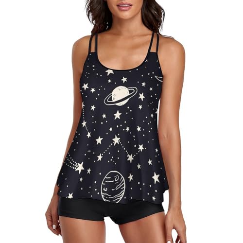 Maillot de bain tankini anti frottement robe de plage ensemble bikini avec short de garçon