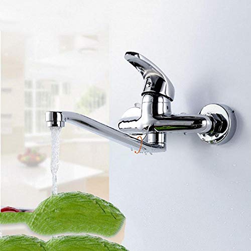 Grifo de pared giratorio 360 para fregadero lavabo y bañera 3