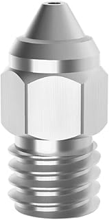 1piece Upgade CR6 SE MK Plated Copper Nozzle 0.4mm for Creality Sprite Extruder Pro CR-6 SE/MAX /CR5 PRO Ender 3 S1 CR10 V2 V3 Ender 5 Pro Plus Ender 3 Neo / V2 Neo/Max Neo 3D Printer