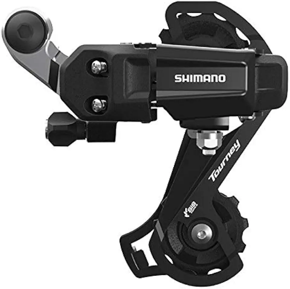 SHIMANO Câmbio Traseiro Tourney Ty200 S/Gancheira 7v Index 21v Preto Alumínio