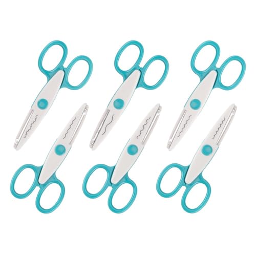 Ideen mit Herz | Kreativ-Scheren aus Edelstahl | 6 Stück, mit...