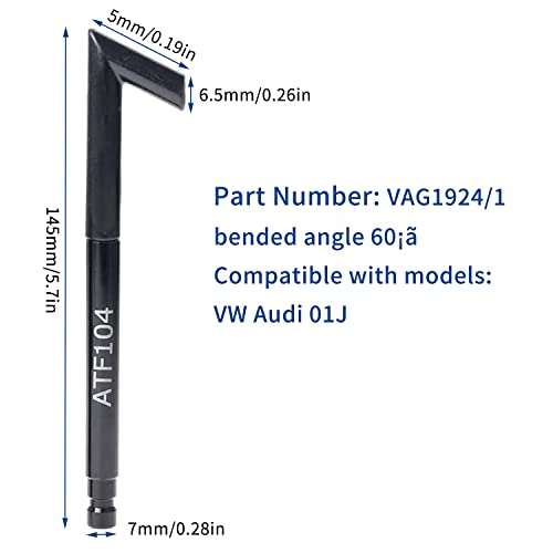 Transmission Automatic Fluid Oil Filling Filler Adapter Compatible With Vw Audi 09G 01J 722.9 Cvt Dsg Atf Benz 722.9, 5Pcs Atf Adaptor Set Automatic Transmission Fluid Oil Filling Filler Adapter #TOP5