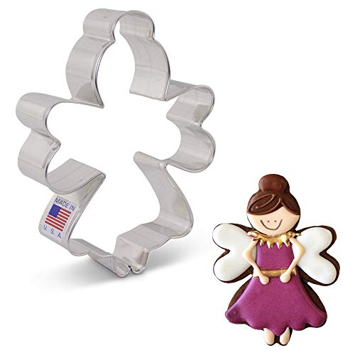 Ann Clark Cookie Cutters Sugar Plum/Tooth Fairy/Angel Cookie Cutter by LilaLoa, 4.5'