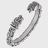 Algopix Similar Product 18 - Viking Bracelet  Nordic Metal Arm Ring