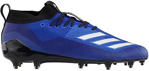 adidas Men's Adizero 8.0 Football Shoe, Collegiate Royal/White/Black, 11.5 M US