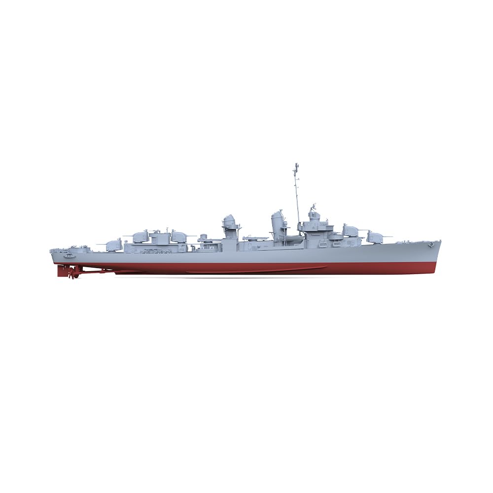 MRY-SFW SSC300534S-A 1/300 zestaw do budowy modelu wojskowego USN Fletcher Class Cowell (DD-547) 1943 pełny kadłub segmentowy
