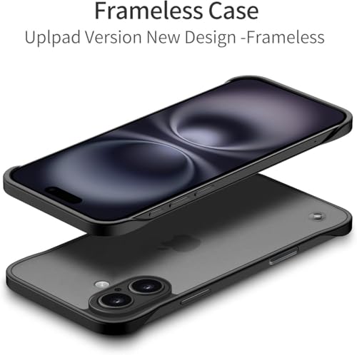 Image of Compatible Case Apple iPhone 17 | Back Cover Case | Stylish Frameless Matte Hard Back Skin | Soft TPU Shock Proof Bumper Back Cover Case for Apple iPhone 17 (Black)